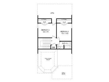 2nd Floor Plan, 062H-0017