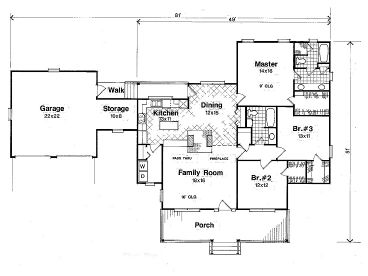 Floor Plan, 030H-0025