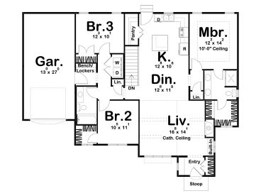 Floor Plan, 050H-0299