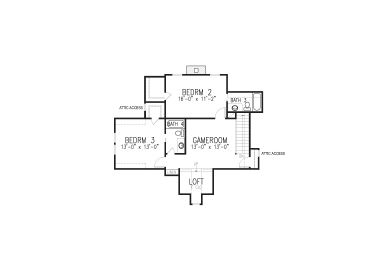 2nd Floor Plan, 054H-0094