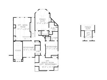 2nd Floor Plan, 084H-0025