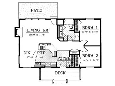 Floor Plan, 026H-0010