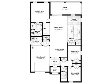 Floor Plan, 064H-0157