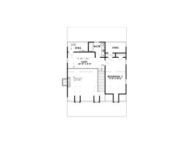 2nd Floor Plan, 025H-0171