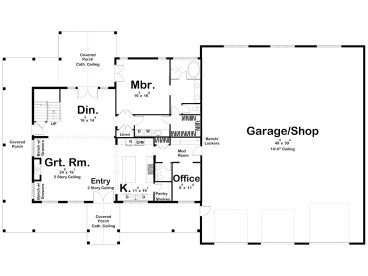 1st Floor Plan, 050H-0468
