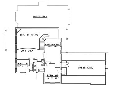 2nd Floor Plan, 012H-0014