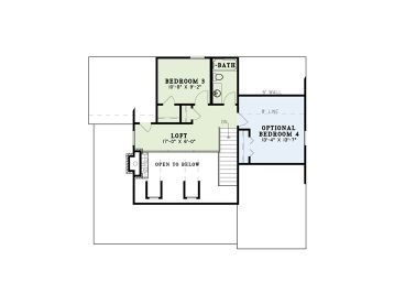 2nd Floor Plan, 025H-0172