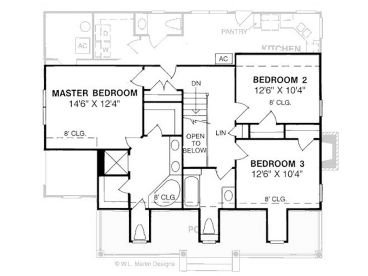 2nd Floor Plan, 059H-0007