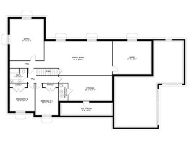 2nd Floor Plan, 065H-0110