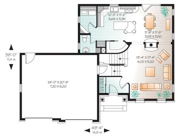 1st Floor Plan, 027H-0259