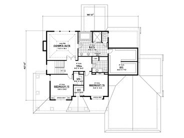 2nd Floor Plan, 023H-0134