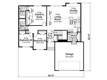 Floor Plan, 023H-0159