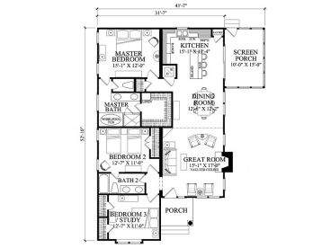 Floor Plan, 063H-0204