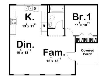 Floor Plan, 050H-0160