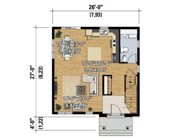 1st Floor Plan, 072H-0149