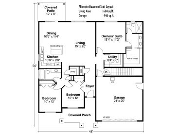 Opt. Floor Plan, 051H-0241