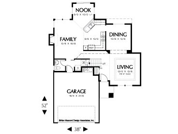 1st Floor Plan, 034H-0091