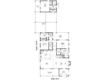 1st Floor Plan, 062H-0370