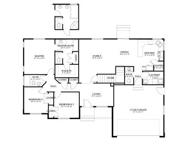 Floor Plan, 065H-0087