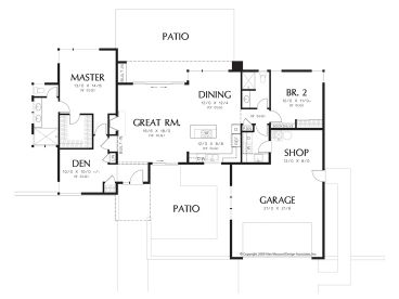Floor Plan, 034H-0260