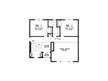2nd Floor Plan, 034H-0432