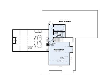 2nd Floor Plan, 025H-0340