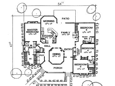 Floor Plan, 036H-0046