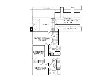 2nd Floor Plan, 063H-0037
