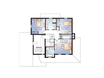 2nd Floor Plan, 027H-0265