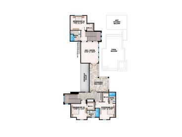 2nd Floor Plan, 069H-0029