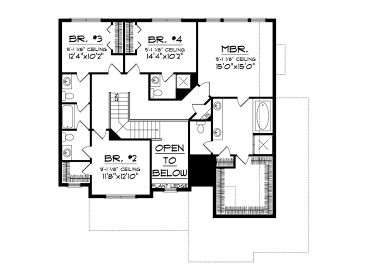 2nd Floor Plan, 020H-0215