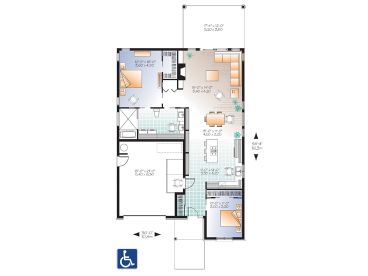 1st Floor Plan, 027H-0381