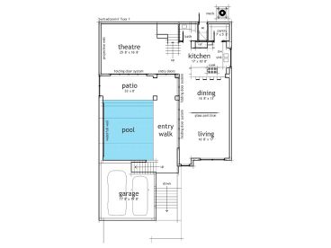 1st Floor Plan, 052H-0007