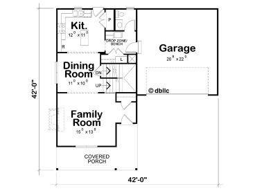 1st Floor Plan, 031H-0340
