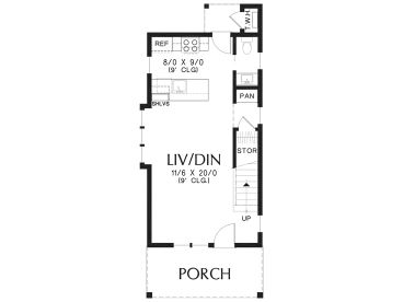 1st Floor Plan, 034H-0468