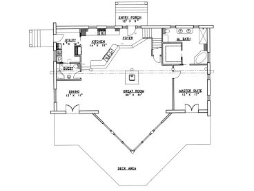 1st Floor Plan, 012L-0030