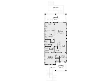 1st Floor Plan, 052H-0105