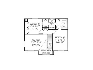 2nd Floor Plan, 044H-0015