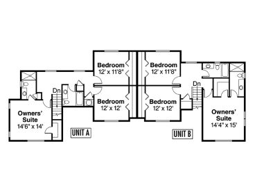 2nd Floor Plan, 051M-0025