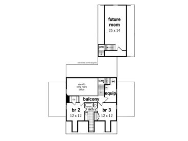 2nd Floor Plan, 021H-0107