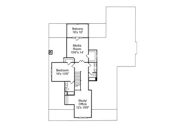 2nd Floor Plan, 017H-0029