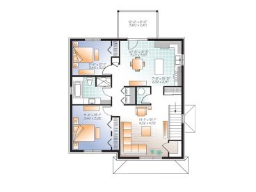 2nd Floor Plan, 027M-0051