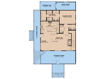 1st Floor Plan, 074H-0201