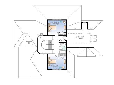 2nd Floor Plan, 027H-0023