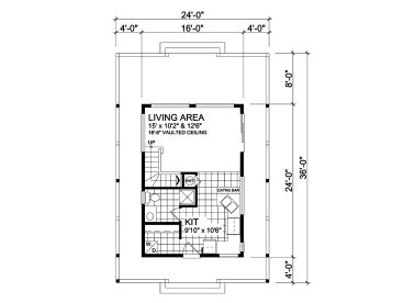 1st Floor Plan, 010H-0001