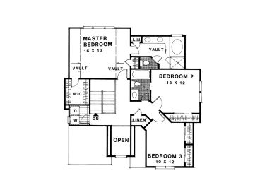 2nd Floor Plan, 007H-0053