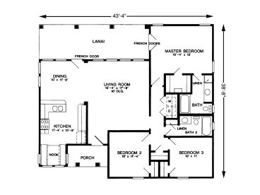 Floor Plan, 054H-0036