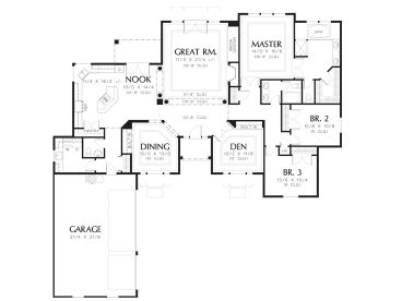 Floor Plan, 034H-0272