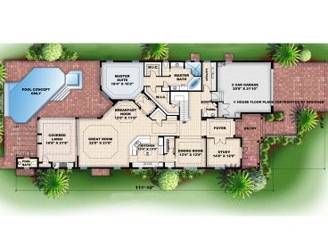 1st Floor Plan, 040H-0102