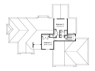 2nd Floor Plan, 023H-0027